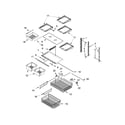 Kenmore 59669359010 shelf parts diagram