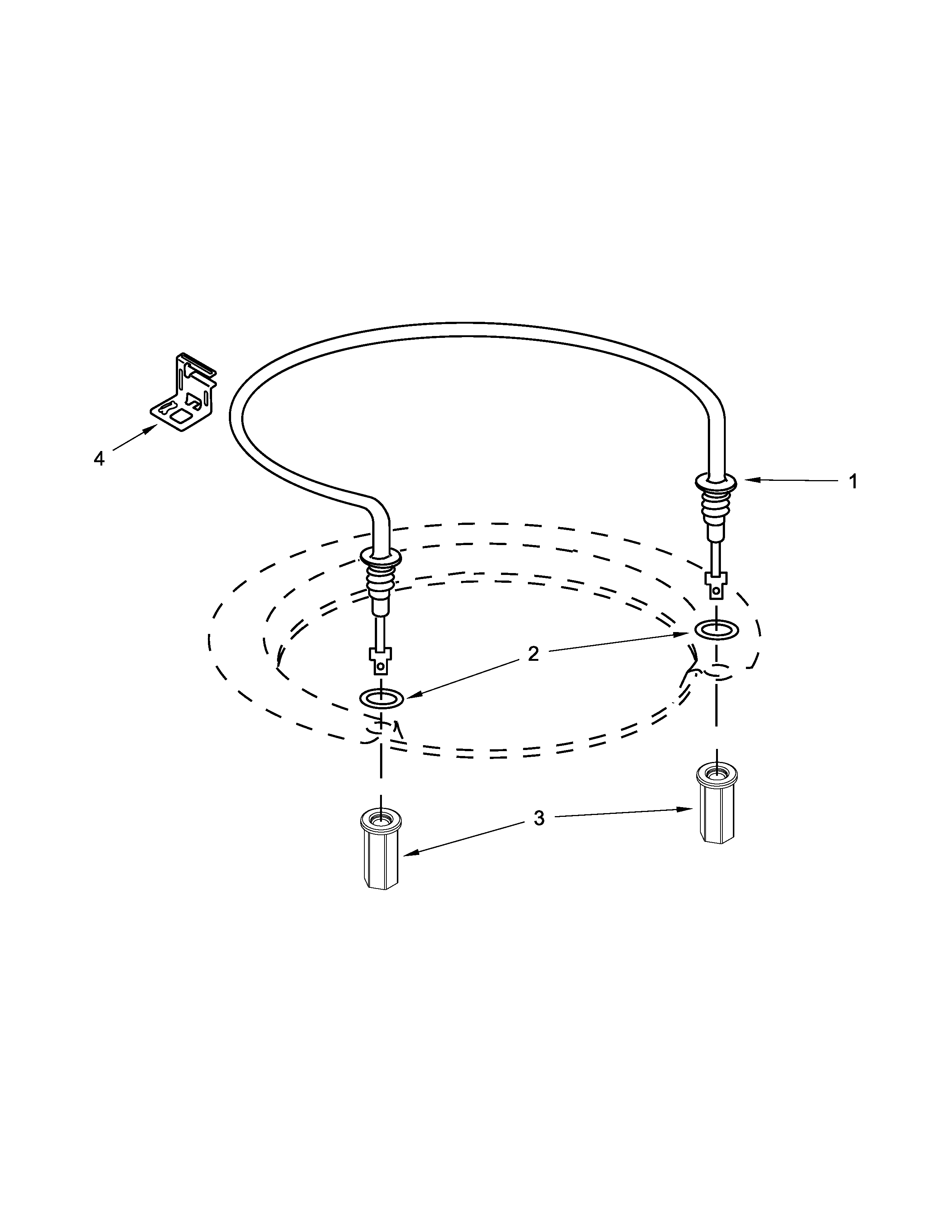 Kenmore 66515119K215 heater parts diagram