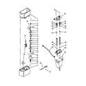 Kenmore Elite 10658703801 motor & ice container parts diagram