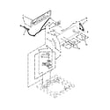 Kenmore 11020022014 controls and water inlet parts diagram