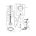 Kenmore 11020022014 basket and tub parts diagram