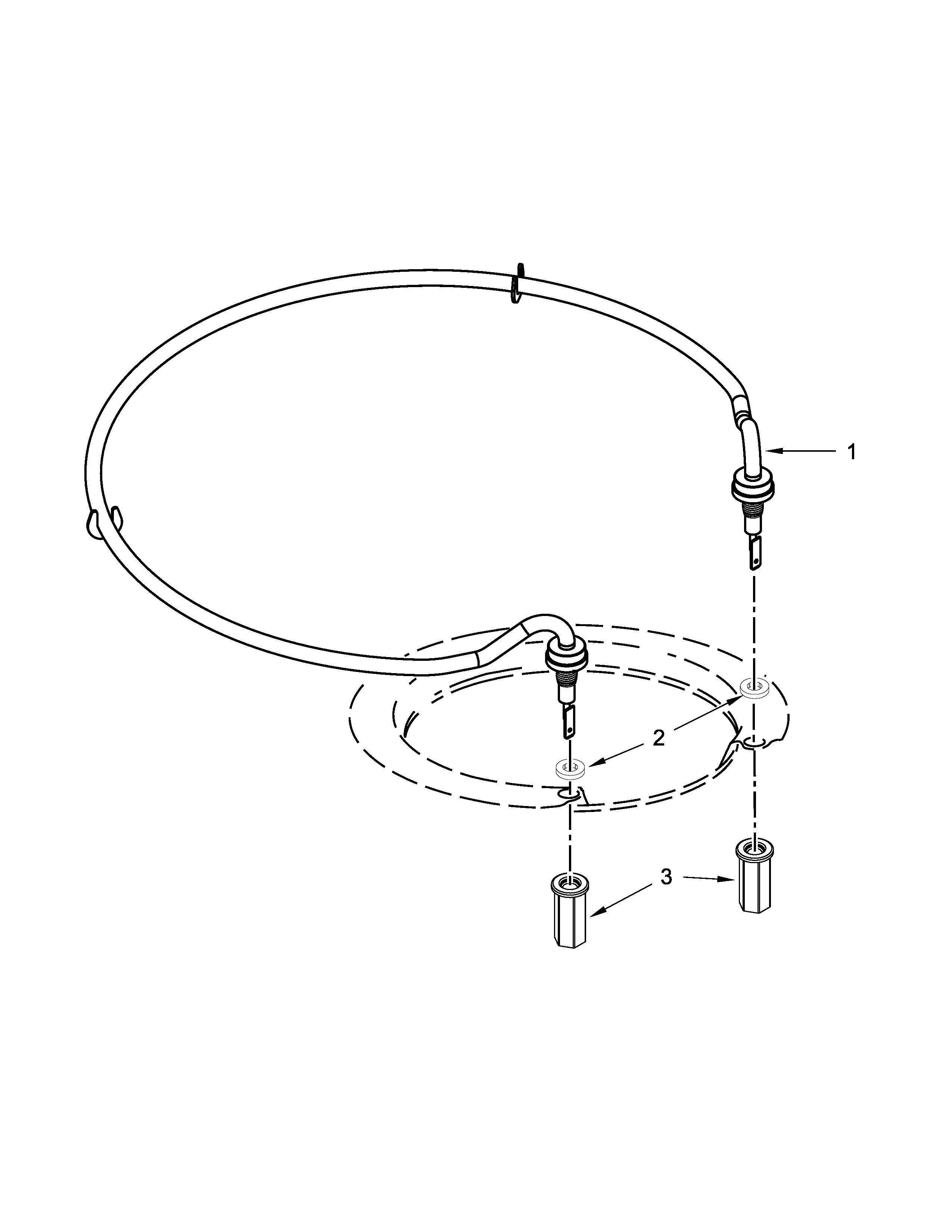 Kenmore Elite 66512813K312 heater parts diagram