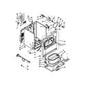 Kenmore 110C65132410 cabinet parts diagram