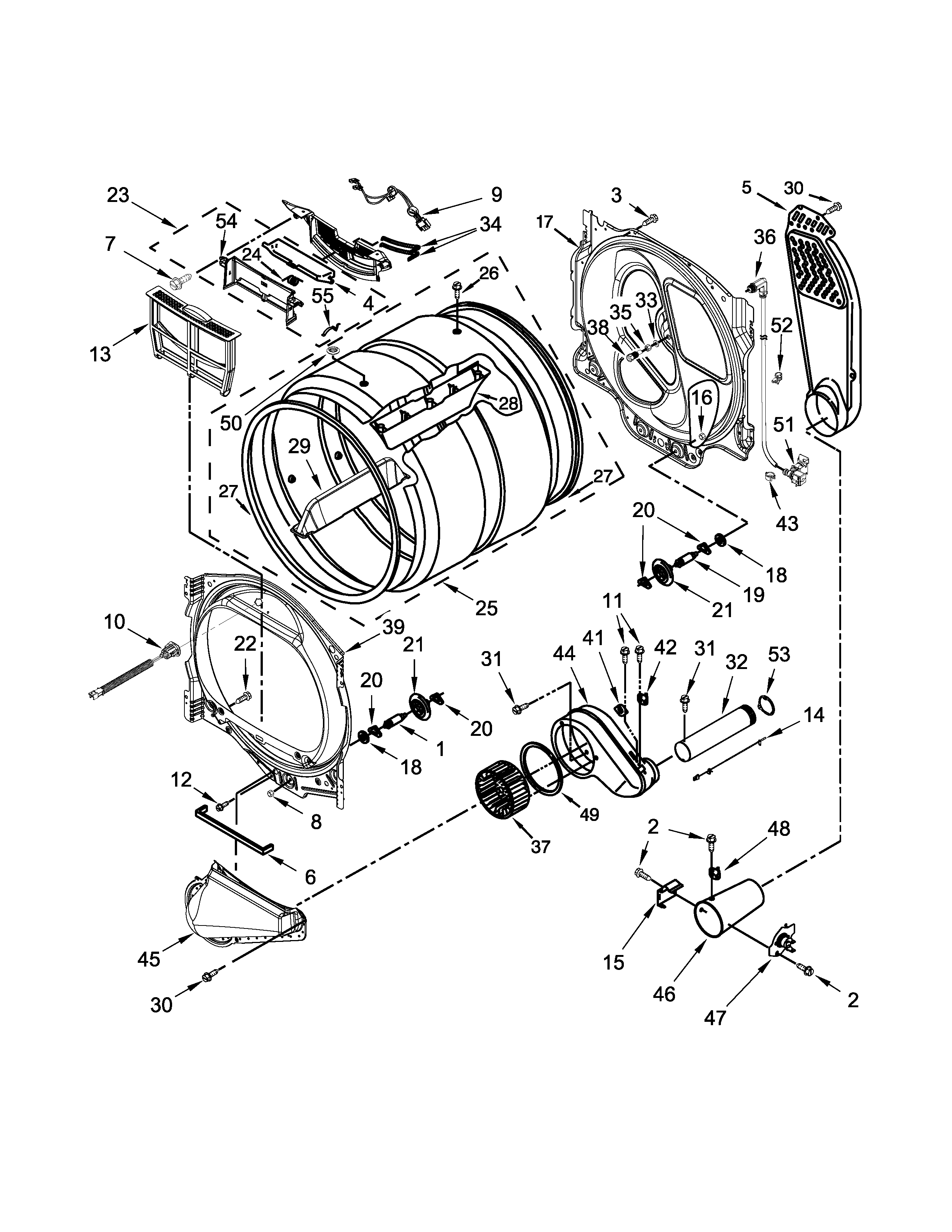 Kenmore 11079132410 bulkhead parts diagram