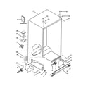 Kenmore 10651783412 cabinet parts diagram
