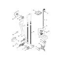 Kenmore Elite 66514799N510 fill, drain and overfill parts diagram