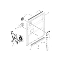 Kenmore 66513692N412 inner door parts diagram
