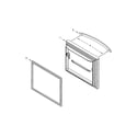Kenmore 59679342510 freezer door parts diagram