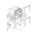 Kenmore Elite 66513973K013 tub and frame parts diagram