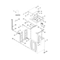 Kenmore 11022352510 top and cabinet parts diagram