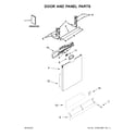 Kenmore 66514529N610 door and panel parts diagram