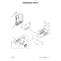 Kenmore 10651763510 dispenser parts diagram