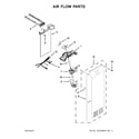 Kenmore 10651763510 air flow parts diagram