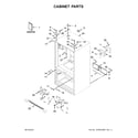 Kenmore 59679243018 cabinet parts diagram