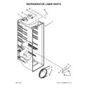 Kenmore 10650029213 refrigerator liner parts diagram