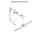 Kenmore 66517489N710 upper wash and rinse parts diagram