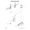 Kenmore 66513802N710 door panel parts diagram
