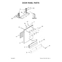 Kenmore Elite 66514819N612 door panel parts diagram