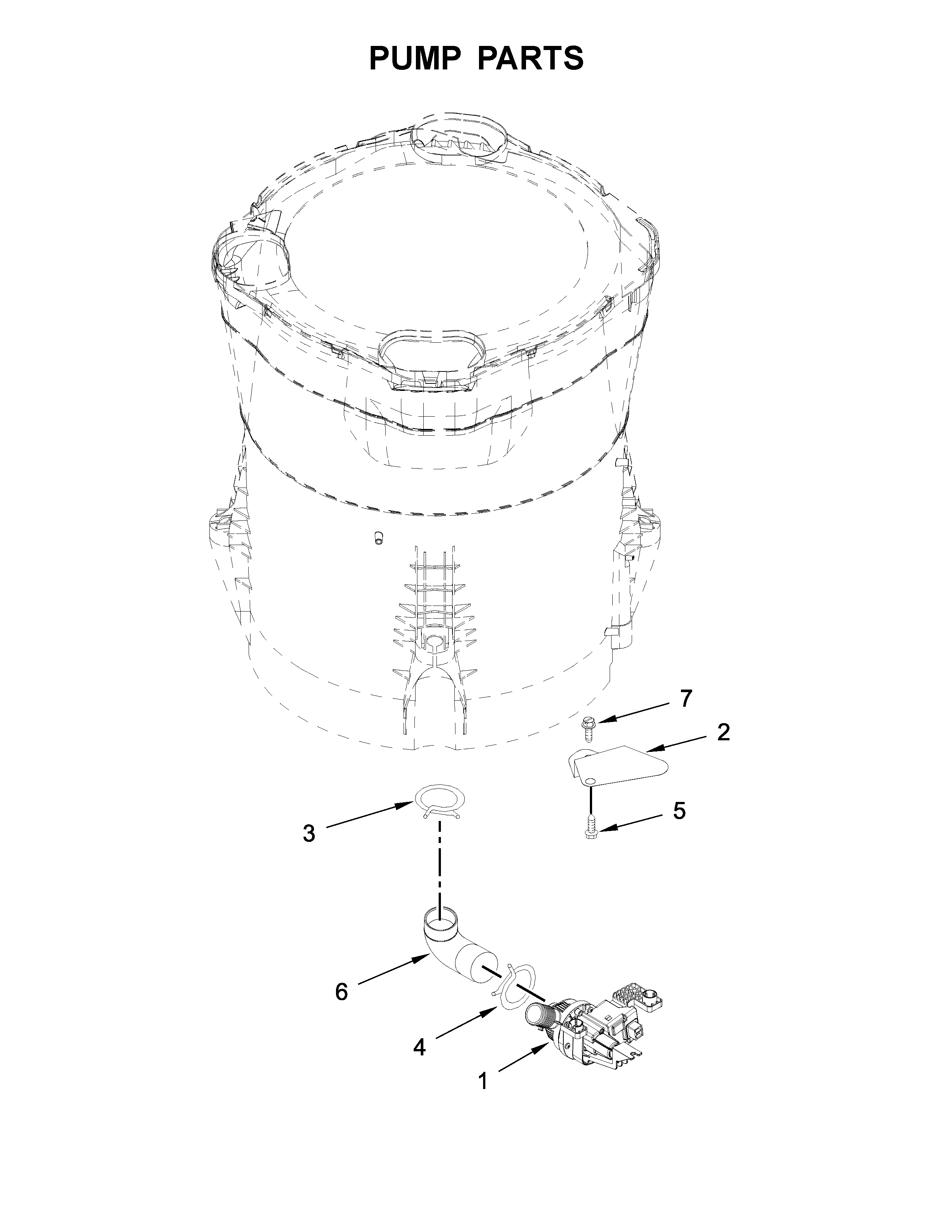 Kenmore 11027132412 pump parts diagram