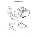 Kenmore 66495123611 cooktop parts diagram