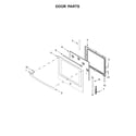 Kenmore 66495123611 door parts diagram