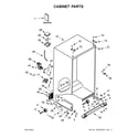Kenmore 10651132213 cabinet parts diagram