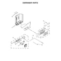 Kenmore 10651769511 dispenser parts diagram