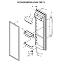 Kenmore 10650042710 refrigerator door parts diagram