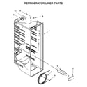 Kenmore 10650042711 refrigerator liner parts diagram
