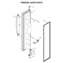 Kenmore 10650042711 freezer door parts diagram