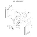 Kenmore 10650042711 air flow parts diagram