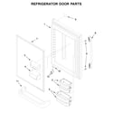 Kenmore 59669319011 refrigerator door parts diagram