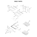 Kenmore 59669319011 shelf parts diagram