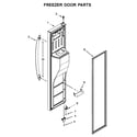 Kenmore 1064651339713 freezer door parts diagram