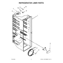 Kenmore 10651752717 refrigerator liner parts diagram
