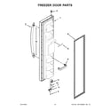 Kenmore 10651752717 freezer door parts diagram