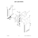 Kenmore 10651752717 air flow parts diagram
