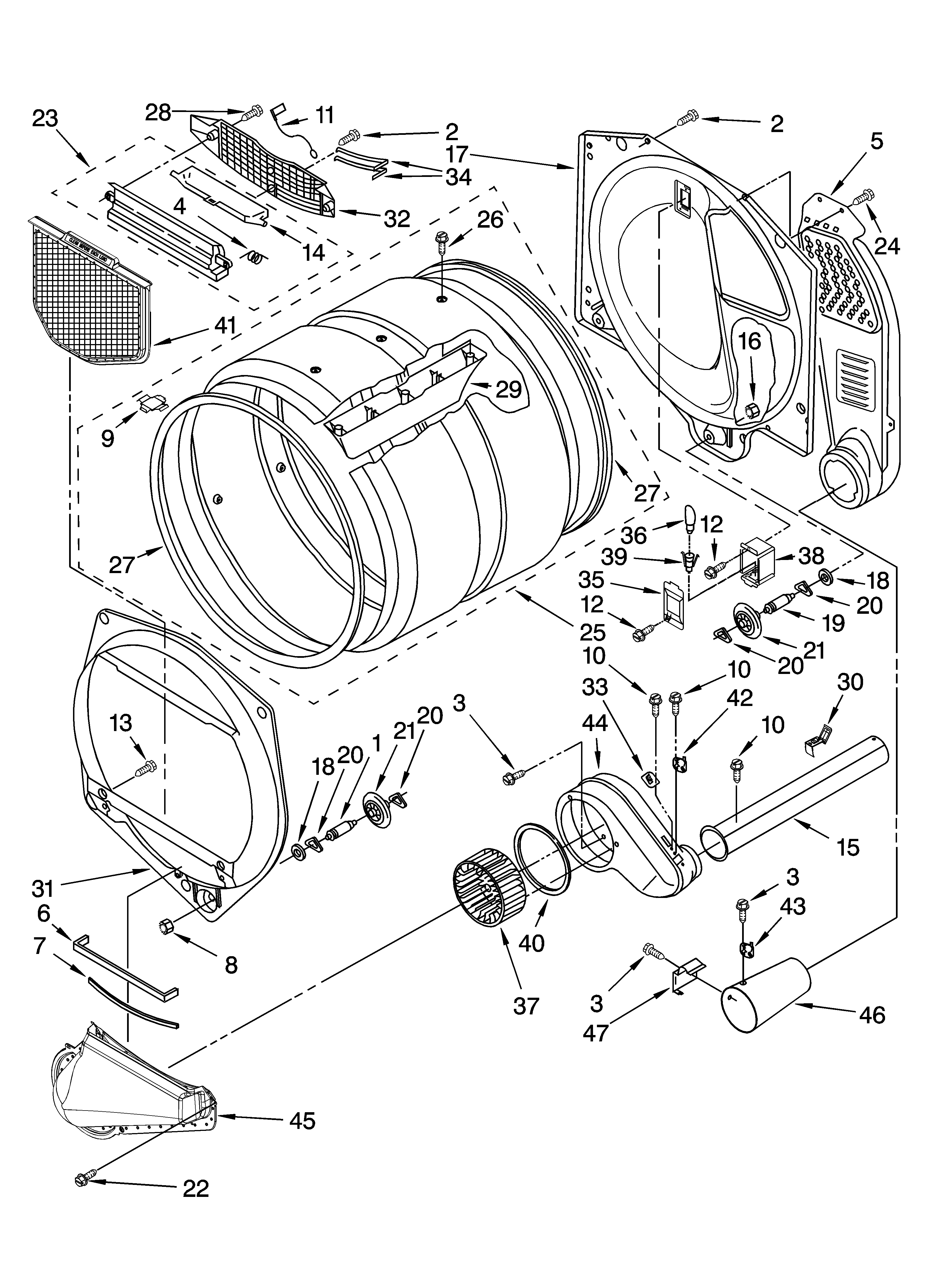 Kenmore 11078822700 bulkhead parts diagram