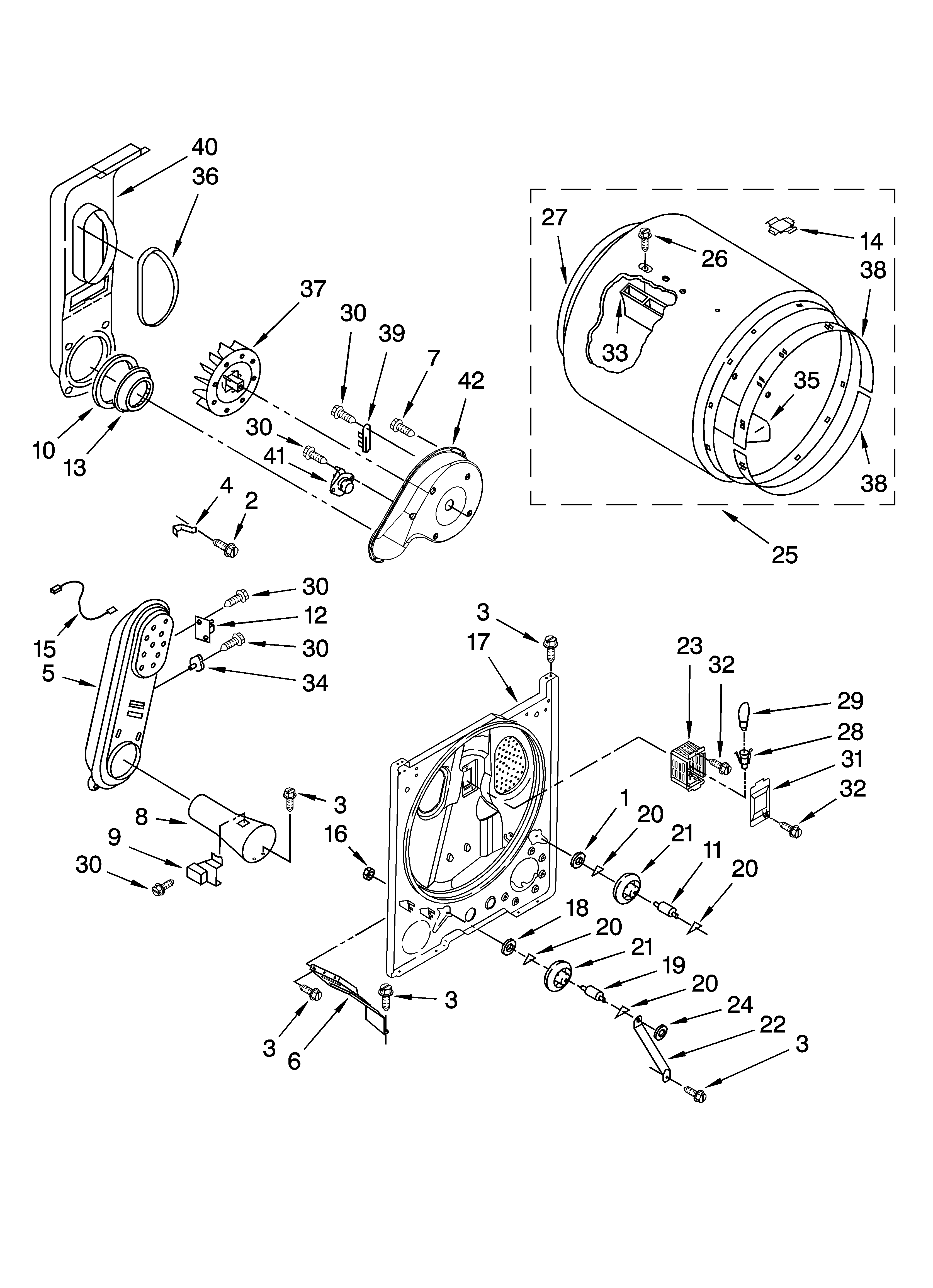 Kenmore 11078422700 bulkhead parts diagram
