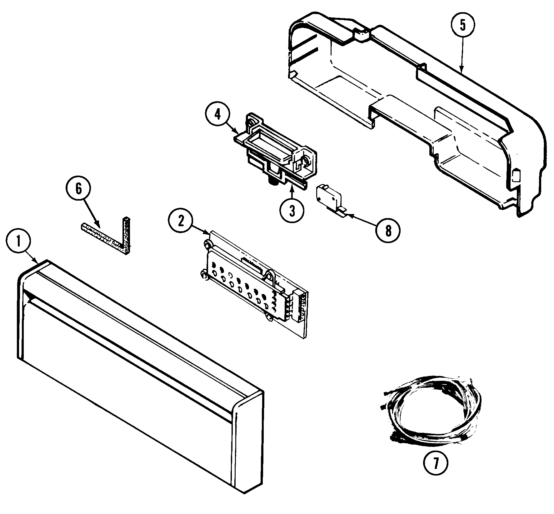Magic Chef OEMM1-DU20JV control panel (du20jv) diagram