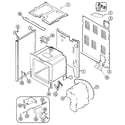 Maytag MER5770BAB body diagram