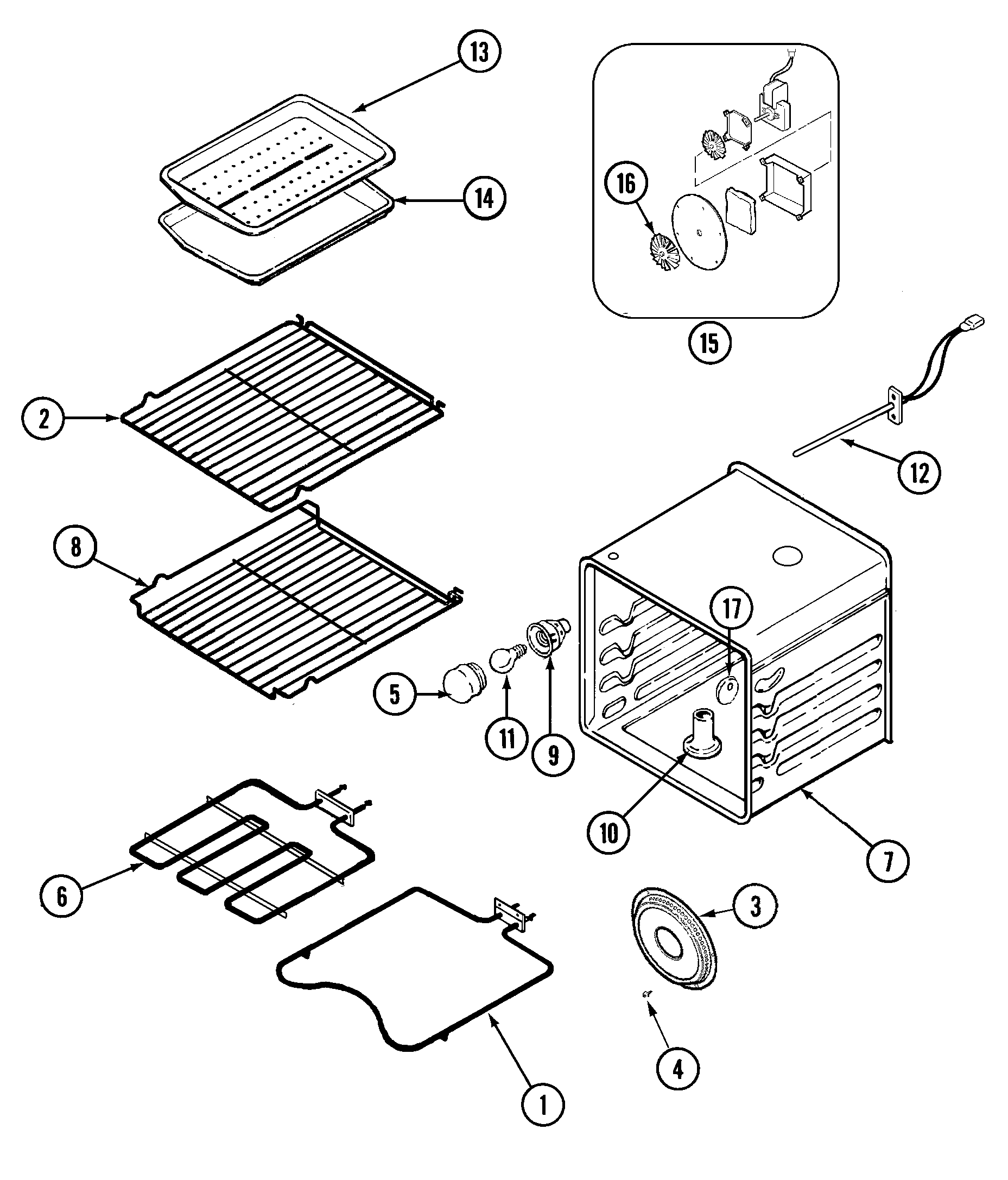 Maytag MEW6527CAS oven diagram