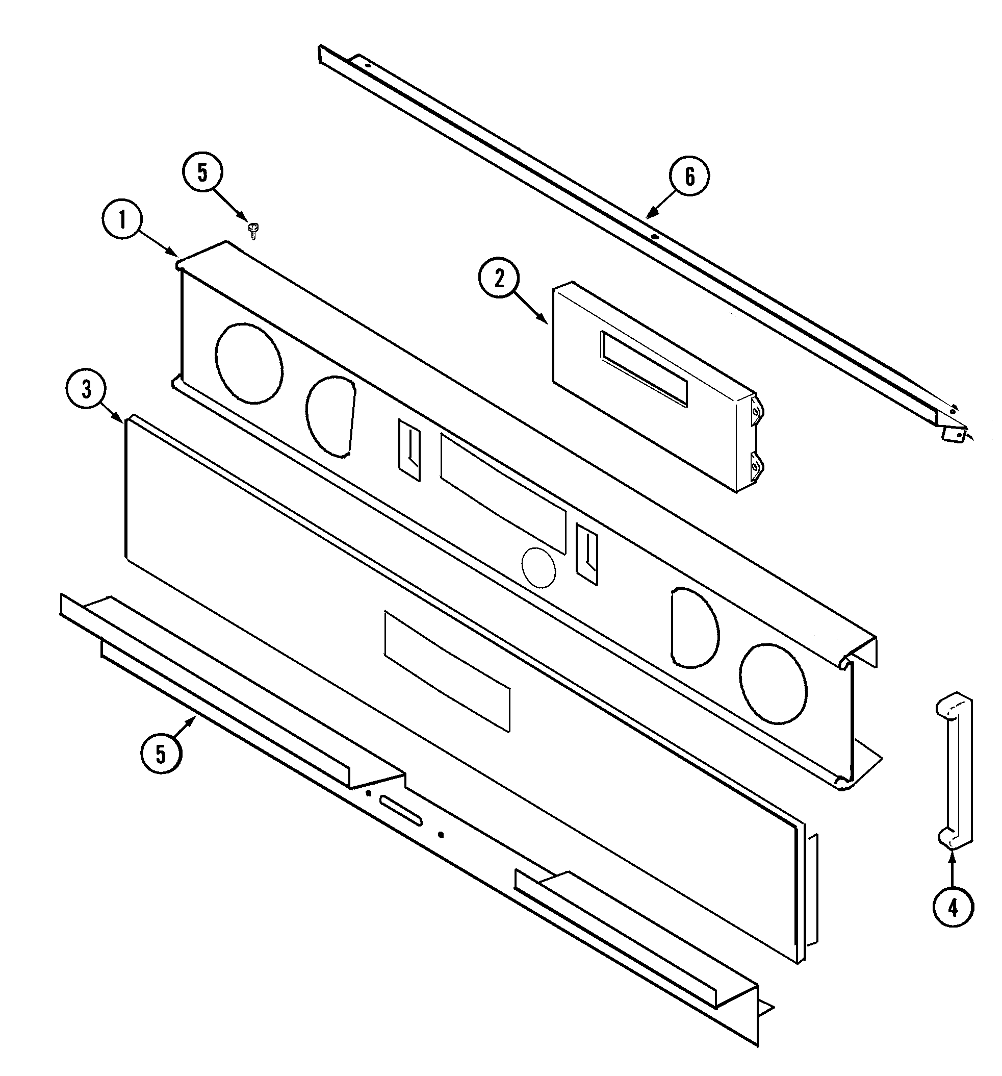 Maytag MEW6627CAS control panel diagram