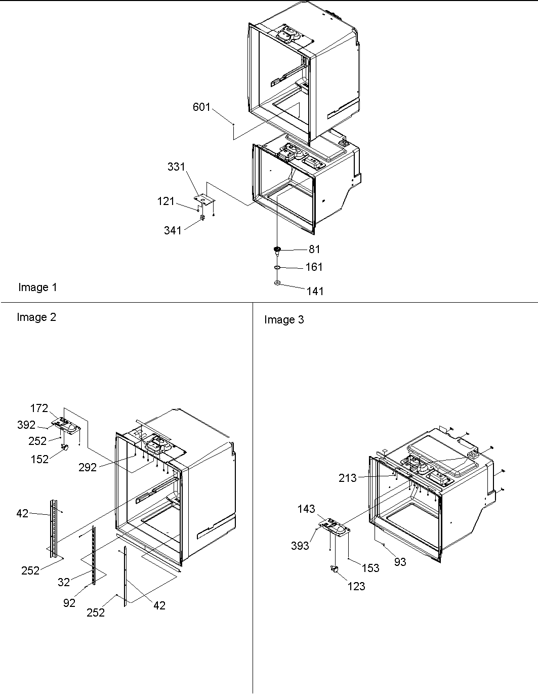 Amana BR18V2C-P1320709WC light switches & drain funnel diagram