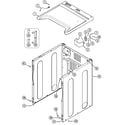 Maytag MDE16PDAUW cabinet-front diagram