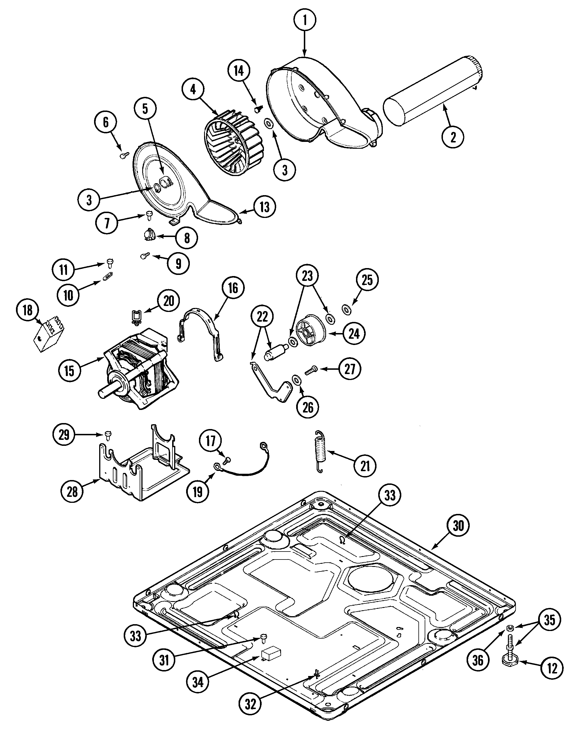 Maytag MDE16PRAGW motor drive diagram