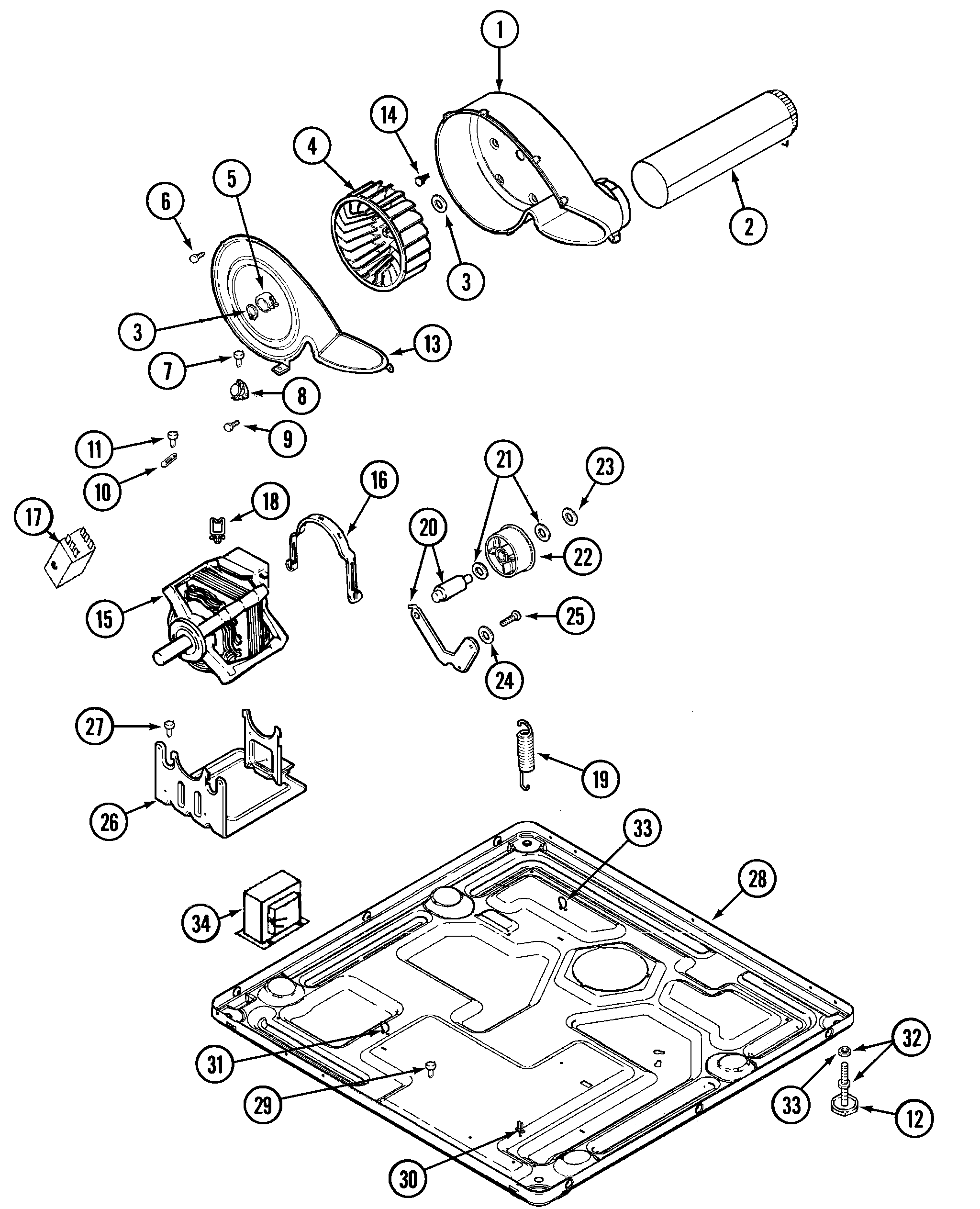 Maytag MDG14PDAGW motor drive diagram