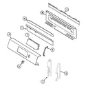 Maytag MGR5870ADB control panel diagram