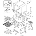 Maytag MGR5870ADB oven/base diagram