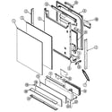 Maytag GDU4KV-CN door diagram